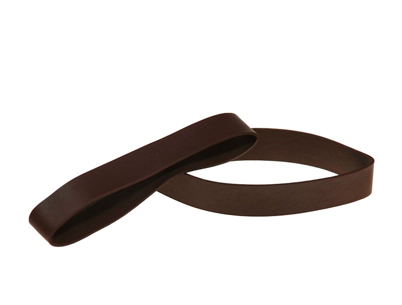 非乳胶橡皮带3.5“平坦长度 - 棕色