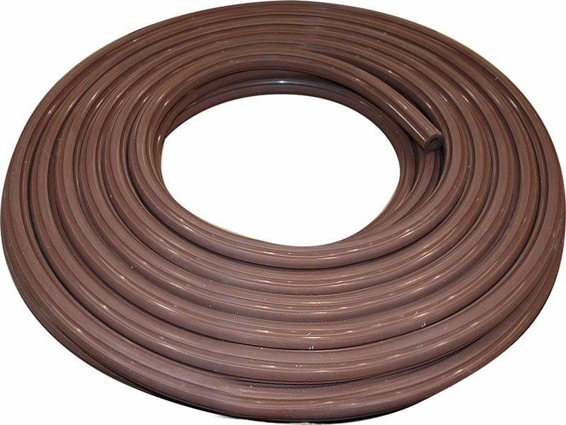 coiled slit tubing - brown