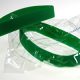 硅胶腕带，绿色未印刷的航空橡胶公司
