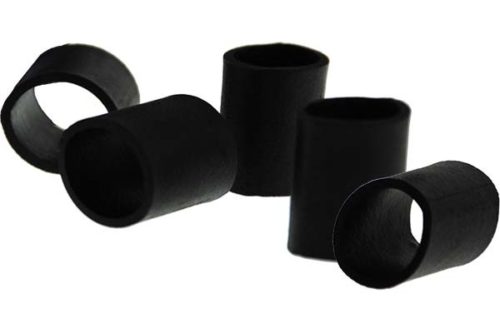 橡皮筋黑色1.063“平板长度宽度0.645”至0.740