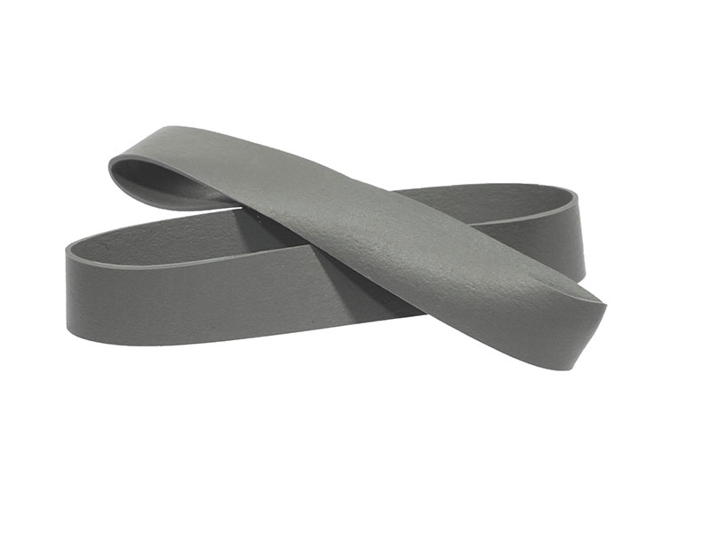 非乳胶橡胶带3.5″平长-深灰色